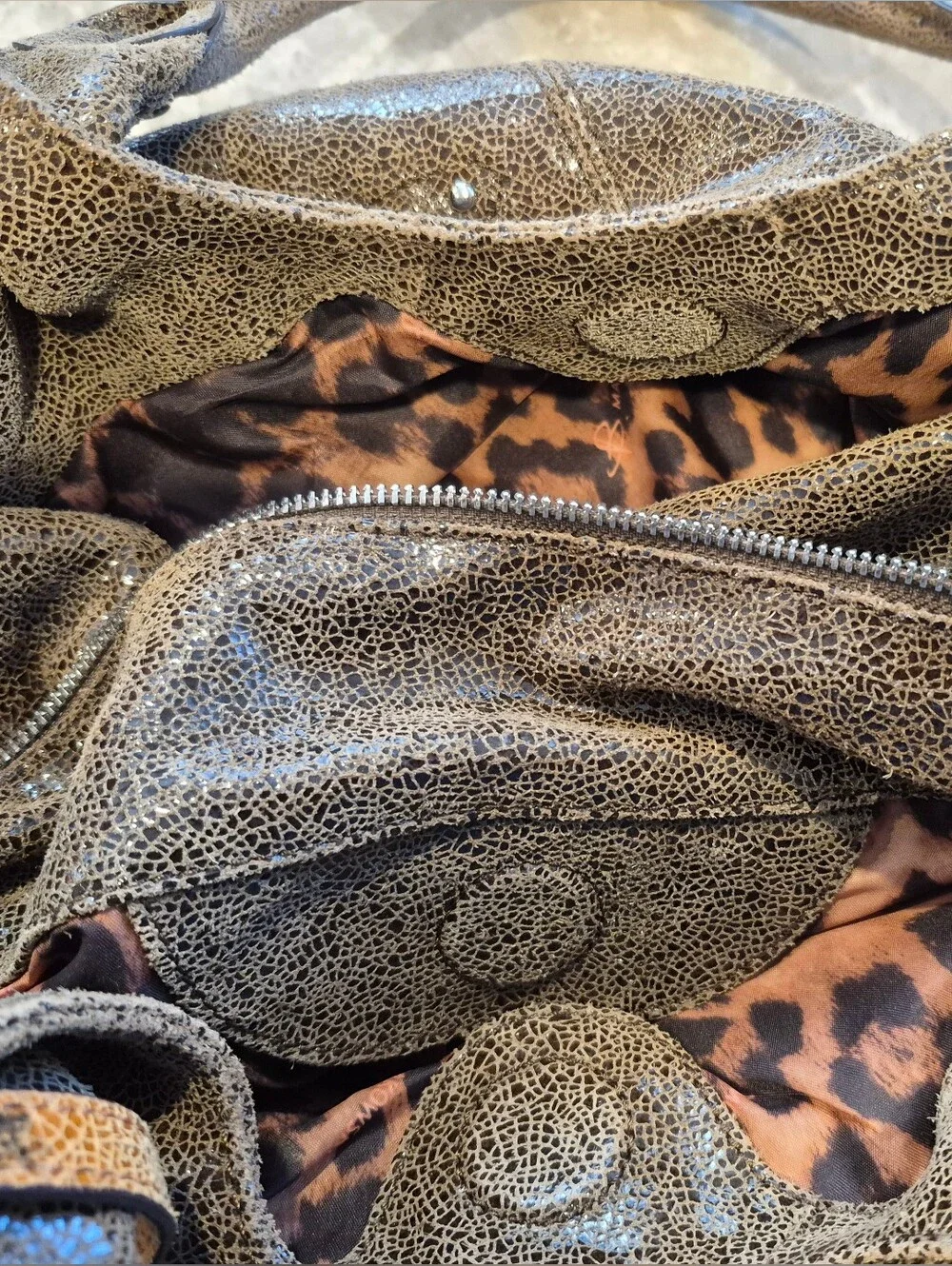 B. Makowsky Suede Hobo Bag